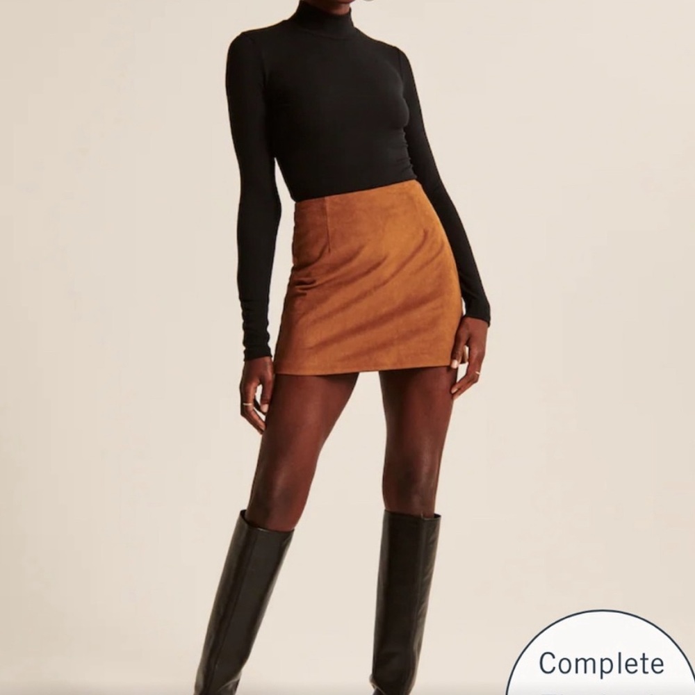 Abercrombie suede skirt